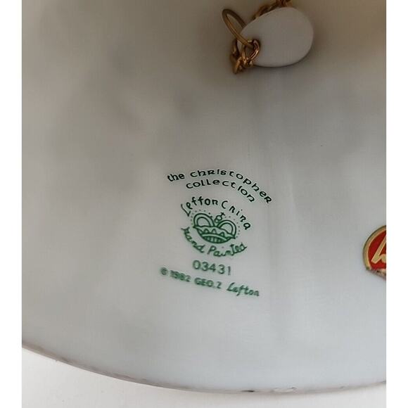Vtg 1982 Lefton China Porcelain Nativity Bell Geo Z Christopher Collection 03431 - Picture 8 of 9